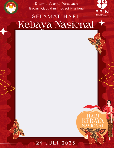 twibbon Hari Kebaya Nasional 2025 Terbaru