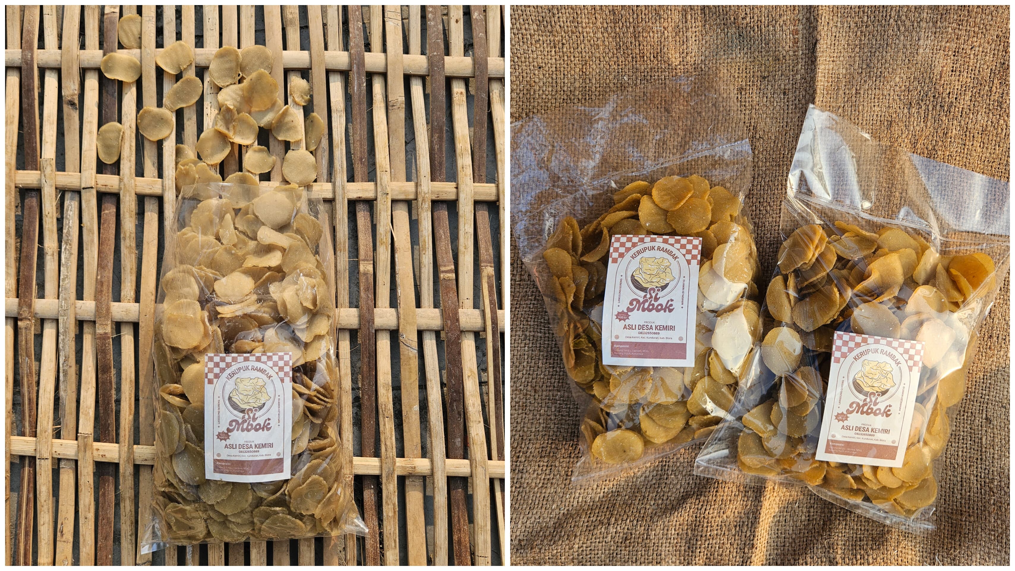 Foto produk untuk etalase Shopee Kerupuk Rambak Si Mbok | Dokumentasi Pribadi