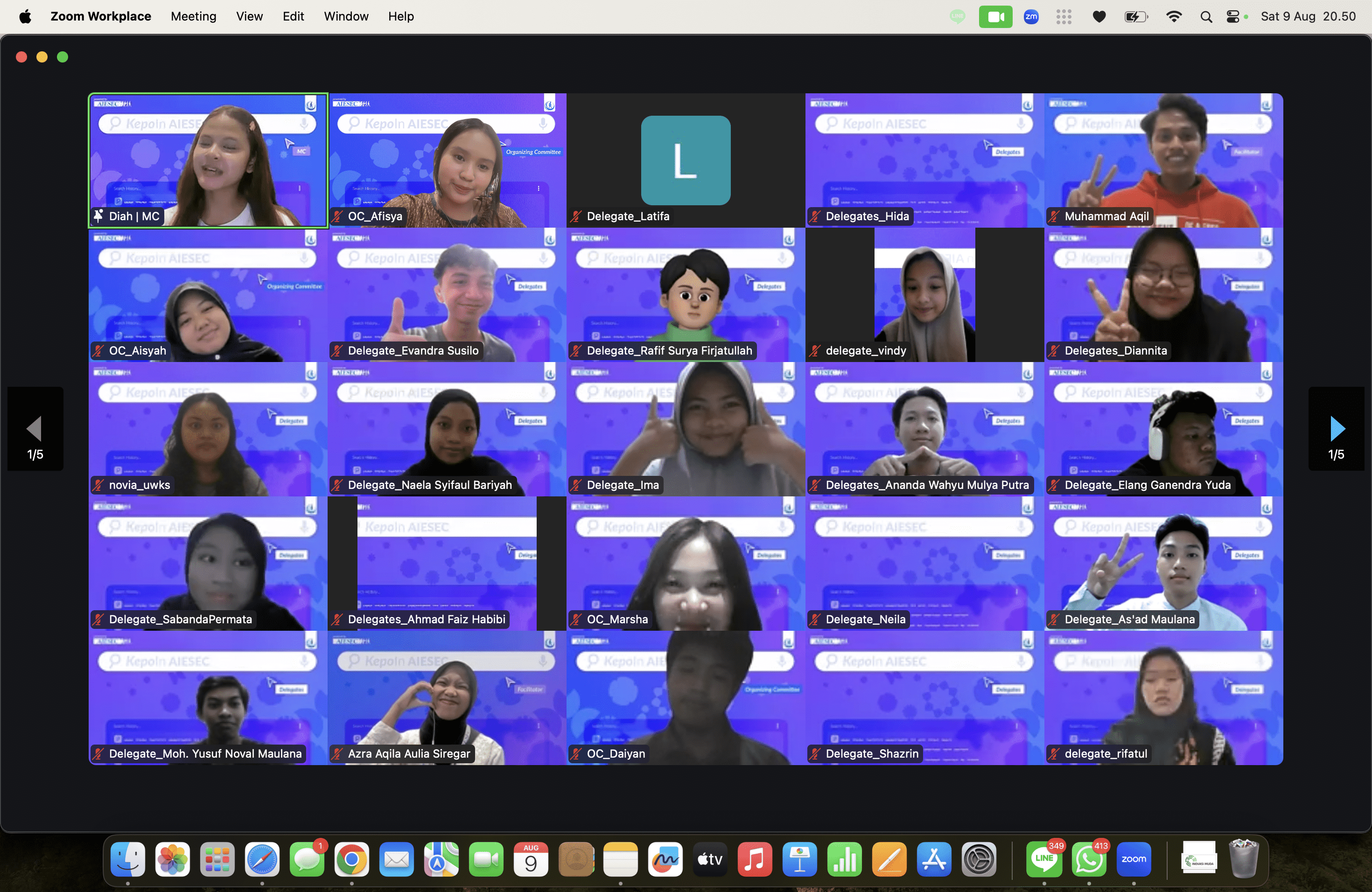 Para delegates yang hadir saat Kepoin AIESEC Wave 1