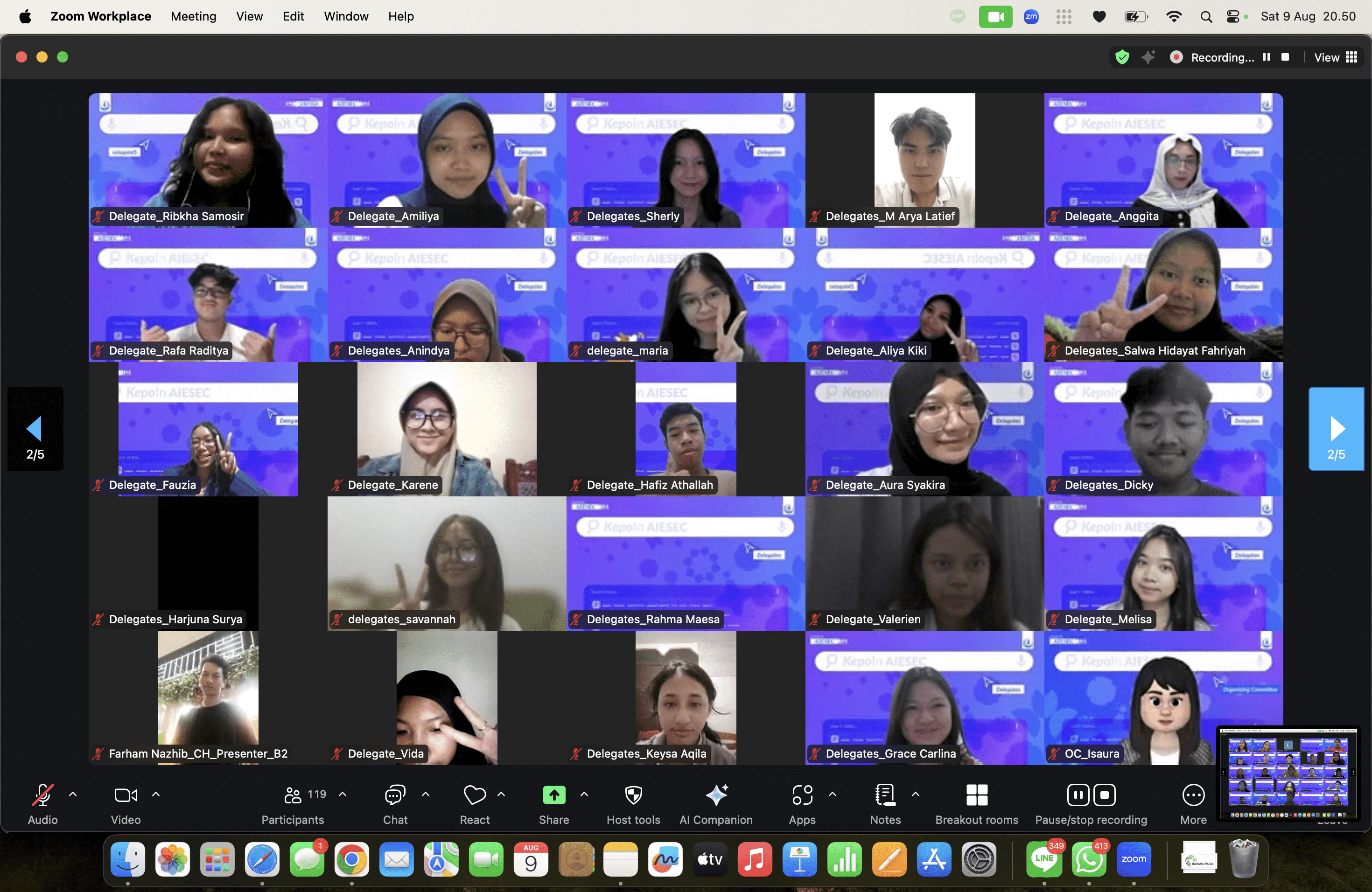 Para delegates yang hadir saat Kepoin AIESEC Wave 1