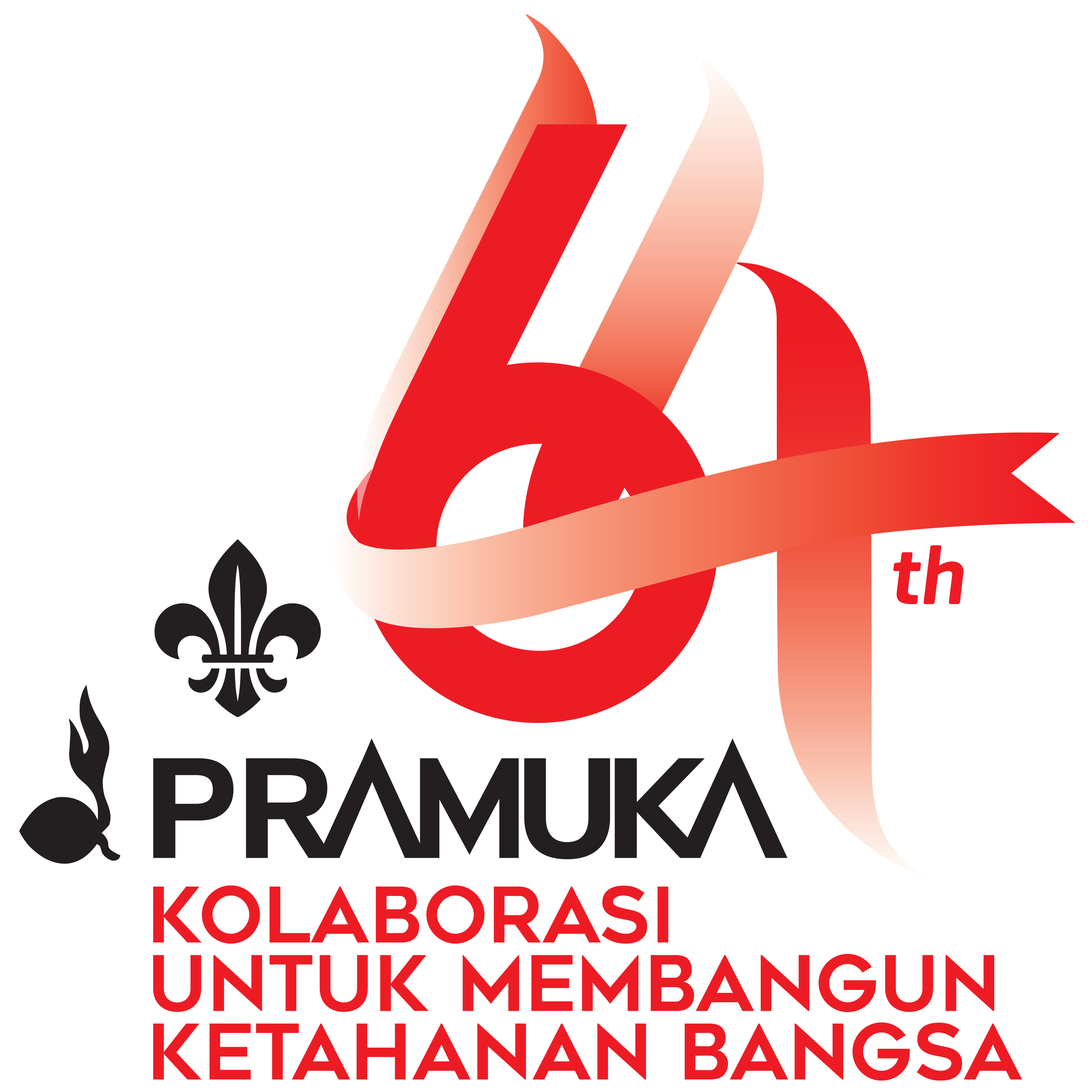 Logo Hari Pramuka Nasional ke-64 tahun 2025