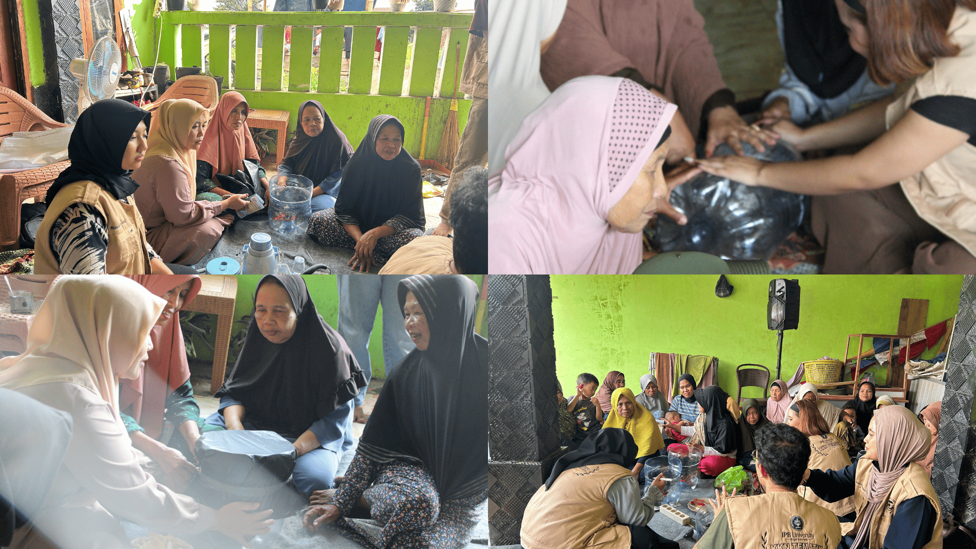 Potret penyuluhan dan pembuatan wadah POC