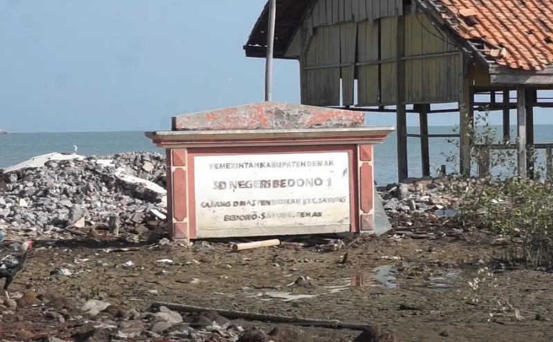 Penampakan SD Negeri di Bedono yang terbengkalai
