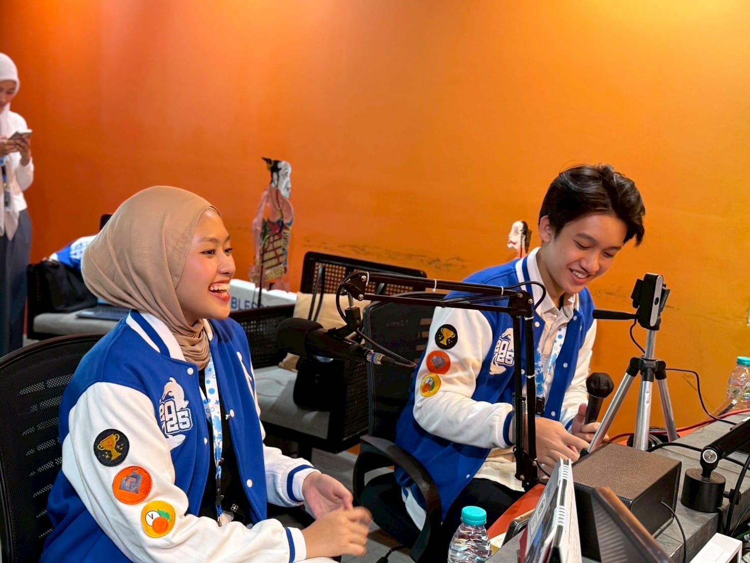 Keseruan Ghina dan Thariq Selama Siaran Berlangsung