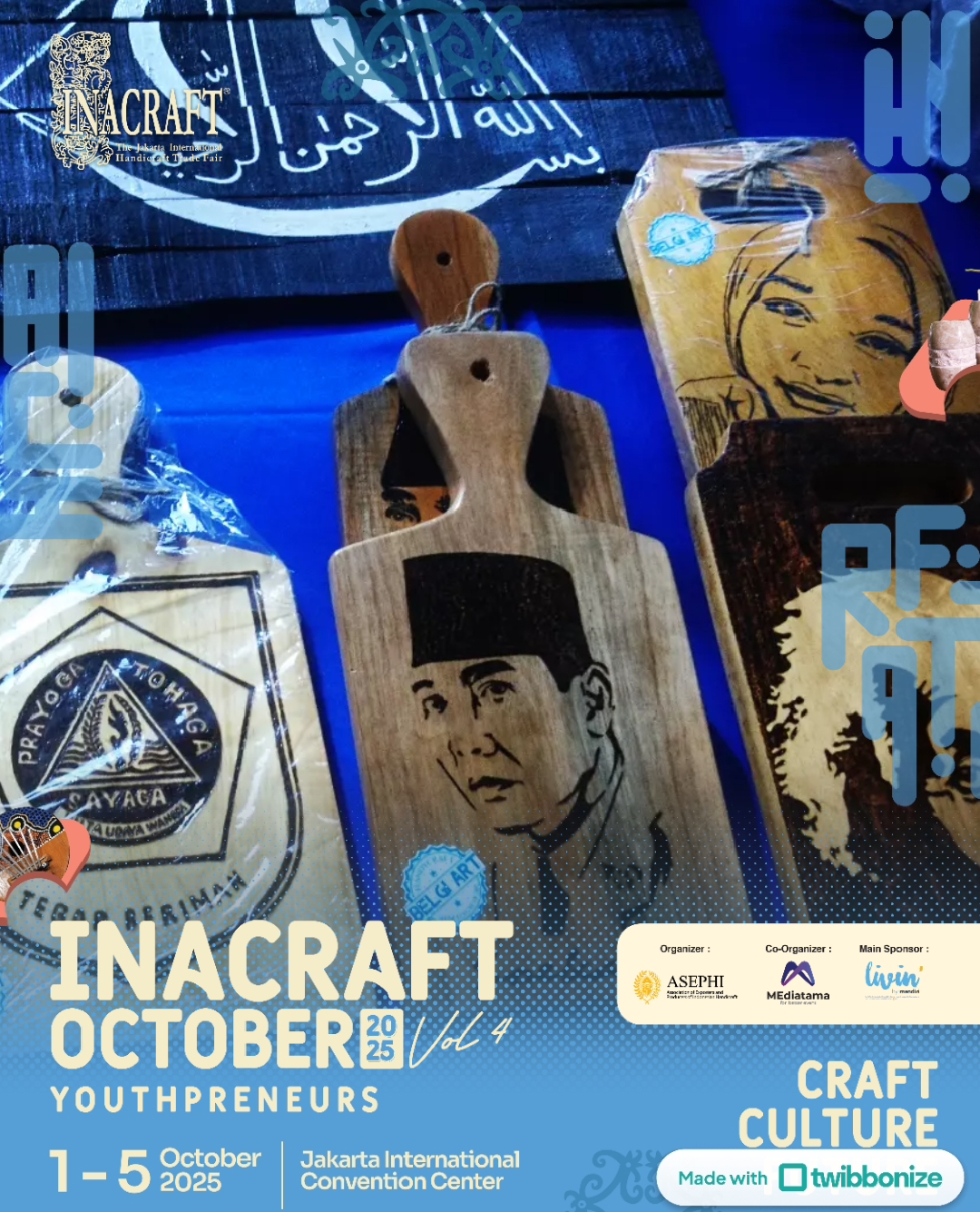 Ragam produk Kriya Belgi Art | sumber: twibbonize/ Dok. Pribadi Belgi Alhuda