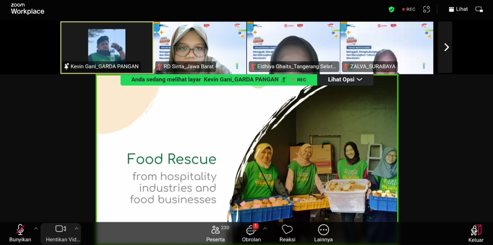 Food Rescue Garda Pangan | Foto: Dokumentasi Pribadi