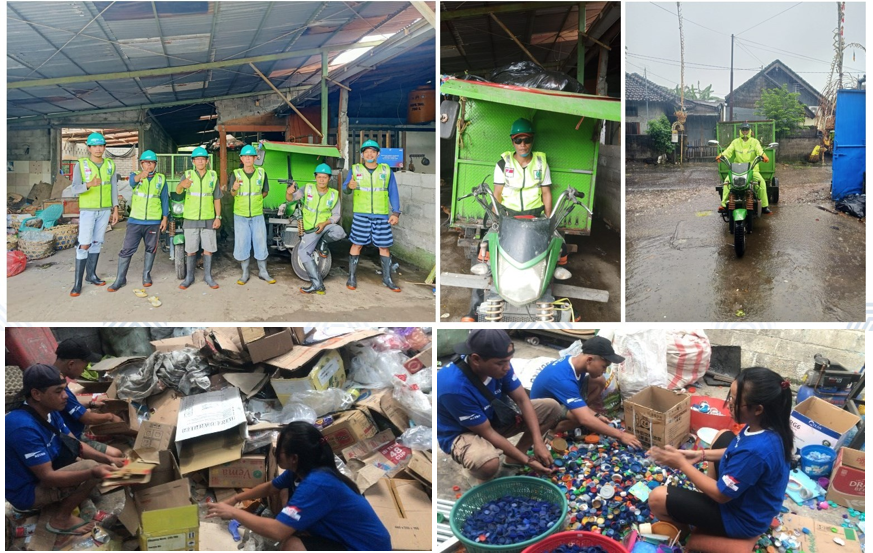 Aktivitas Bank Sampah di Banjar Tegeh Lestari