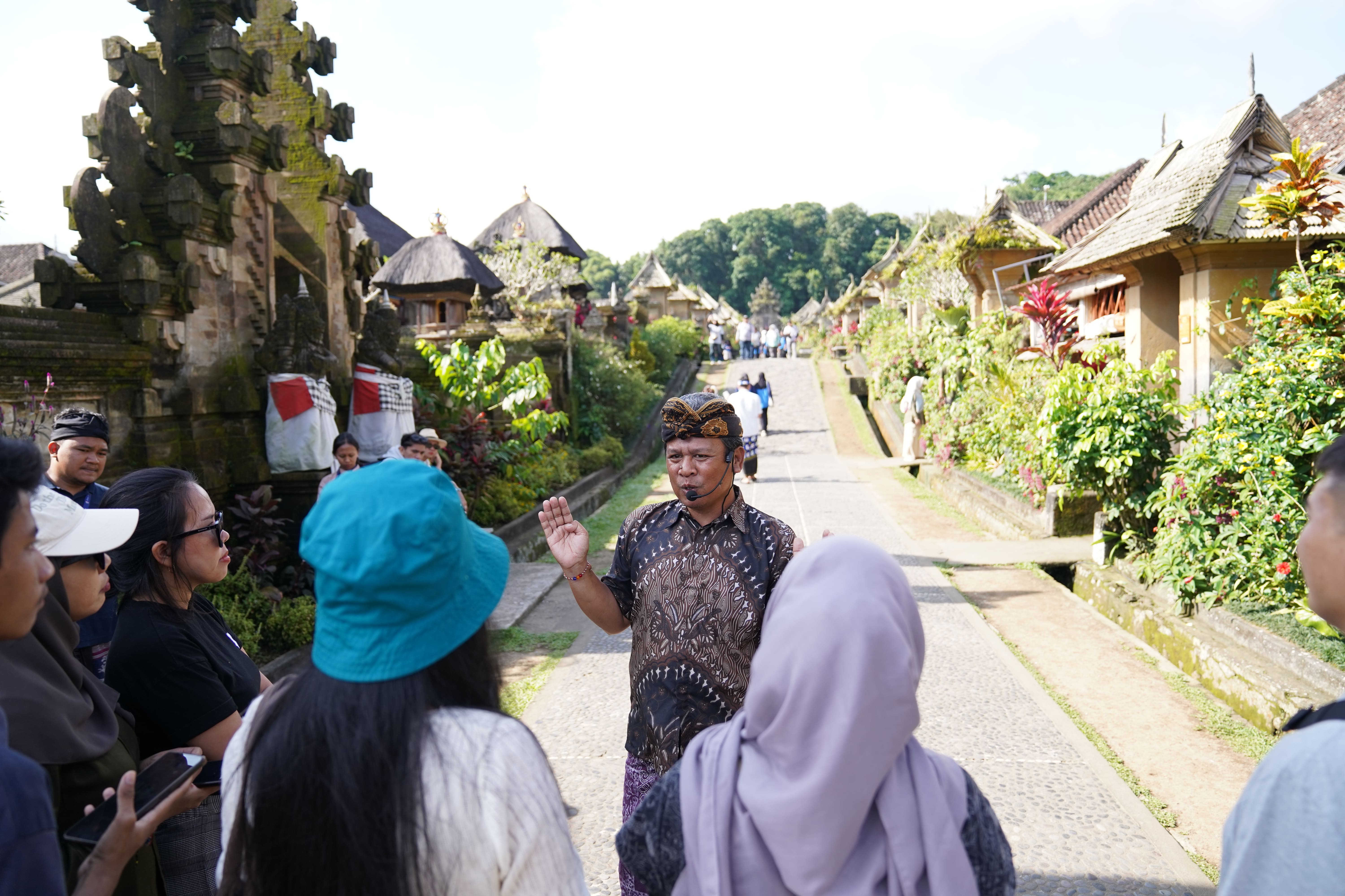 Tampak Jalan Setapak Desa Penglipuran