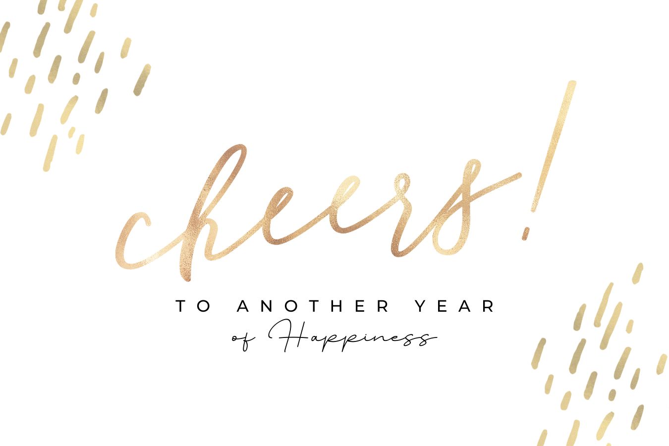 Ucapan Cheers to Another Year of Happiness