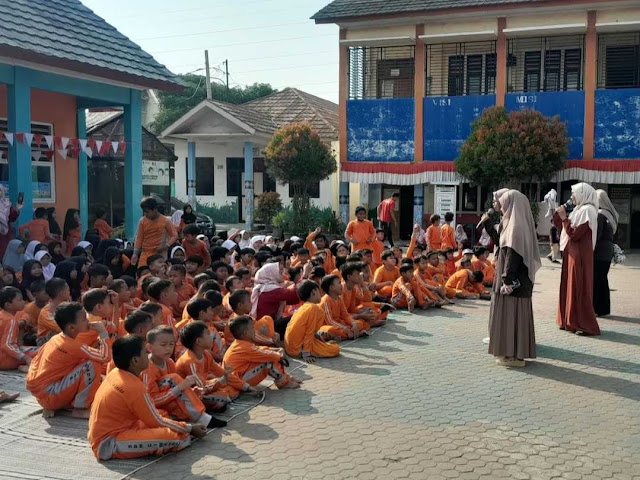 Kegiatan Kakak Aman di SD Cilegon