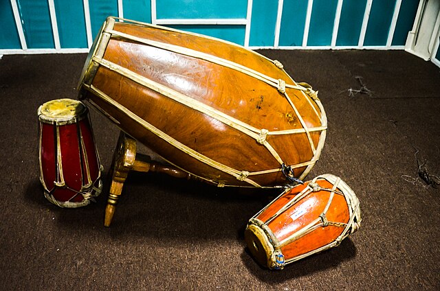 Gambar Kendang, Contoh Alat Musik Membranofon Tradisional Indonesia dari Jawa | Sumber: Wikimedia Commons @Lany pirna