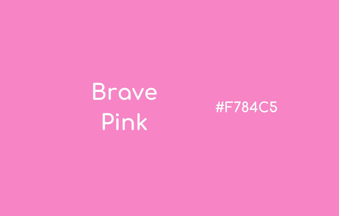 kode warna brave pink