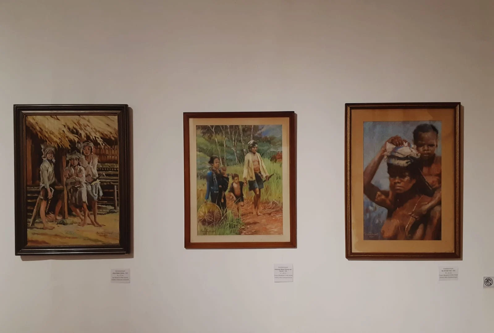 Lukisan Koentjaraningrat dalam Pameran 100 Tahun Koentjaraningrat tahun 2023