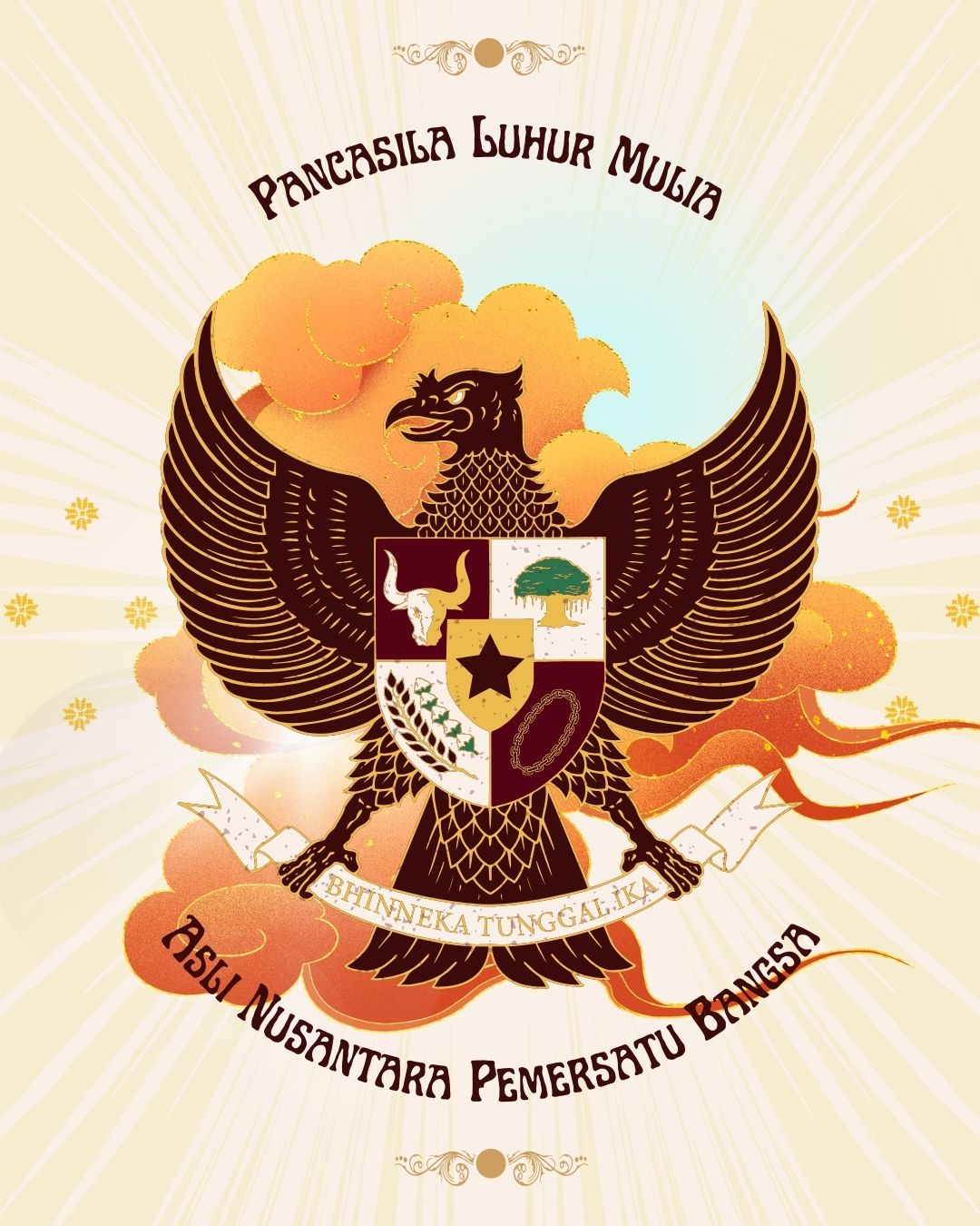 Insipirasi Poster Hari Kesaktian Pancasila