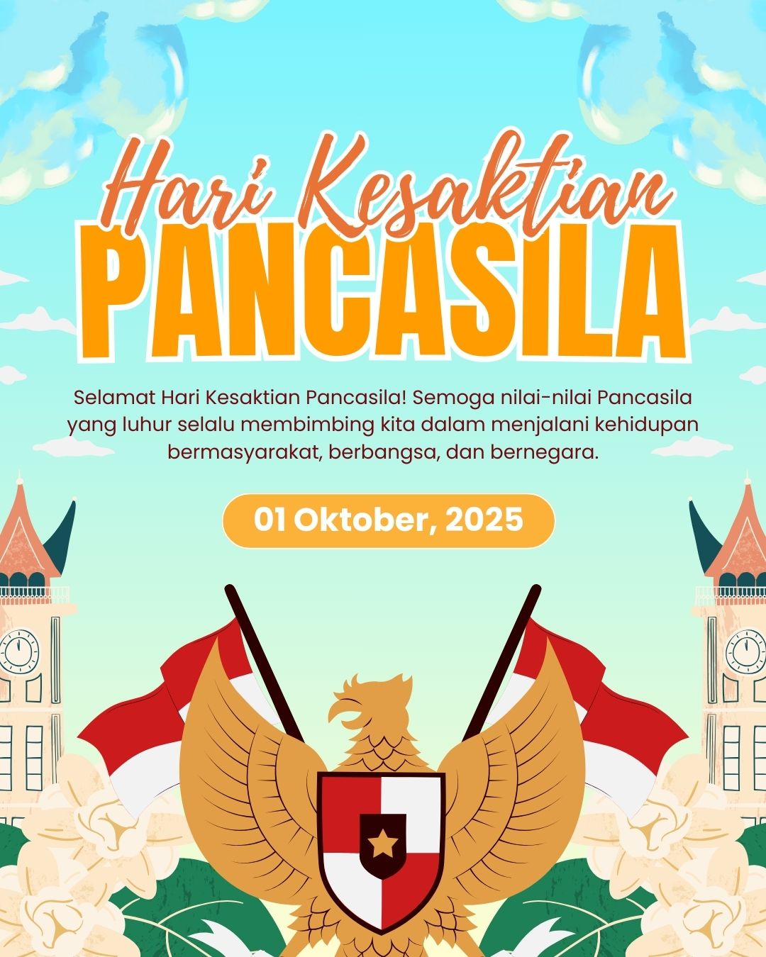 Inspirasi Poster Hari Kesaktian Pancasila