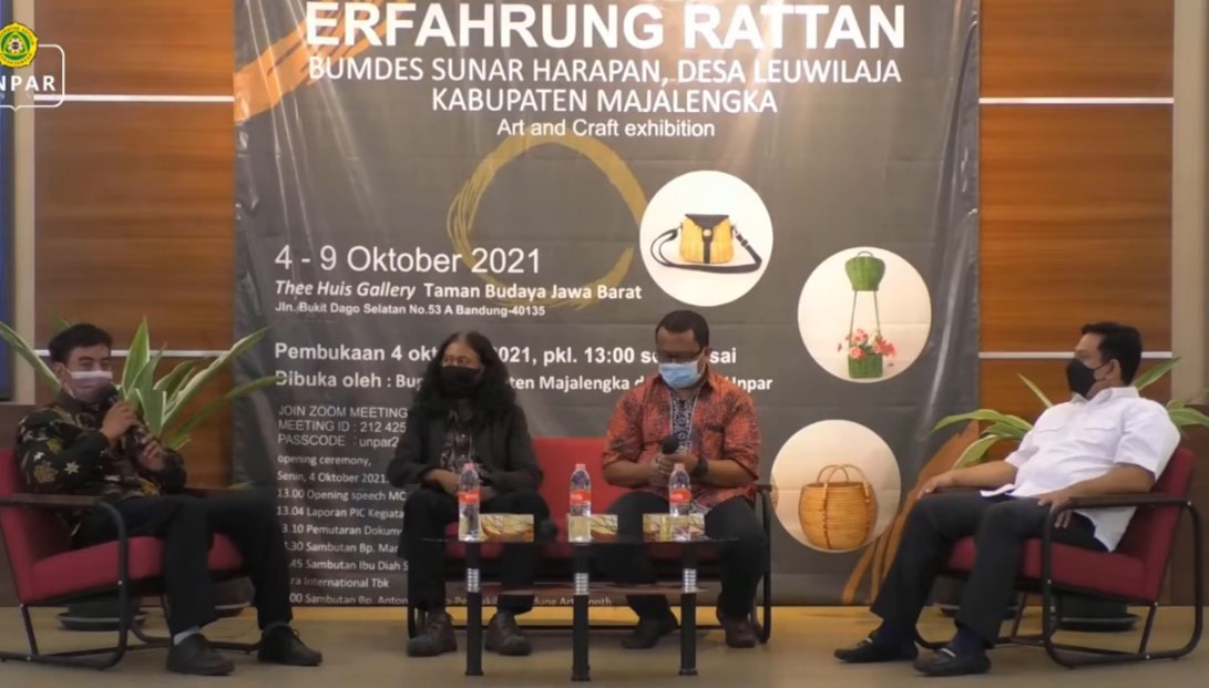 Pameran Erfahrung Rattan | Foto: Foto: (YouTube | KKN-PPM UGM Simfoni Sindangwangi)