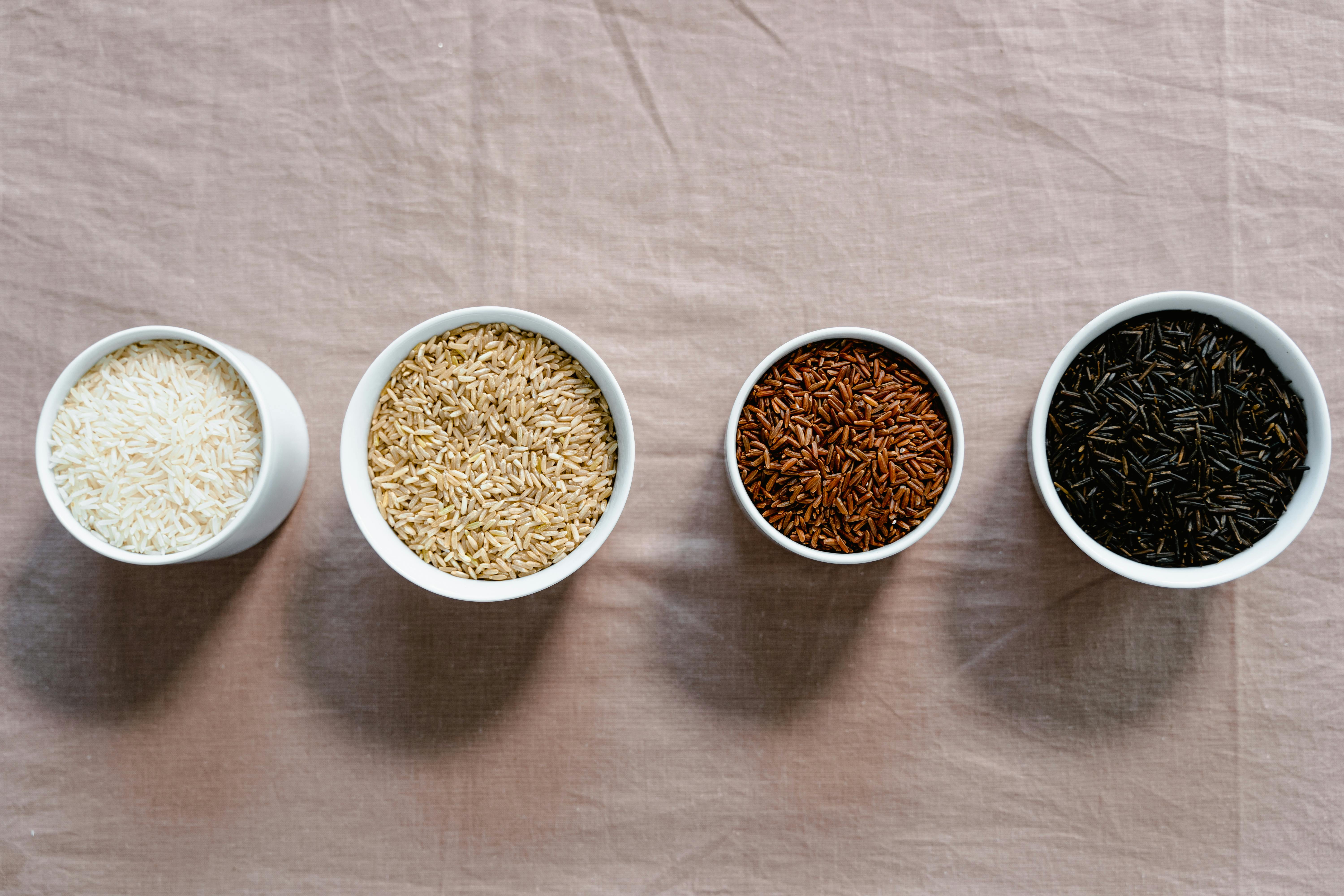 A Row of Ingredients in White Ceramic Cup (pexels.com/Mart Production)