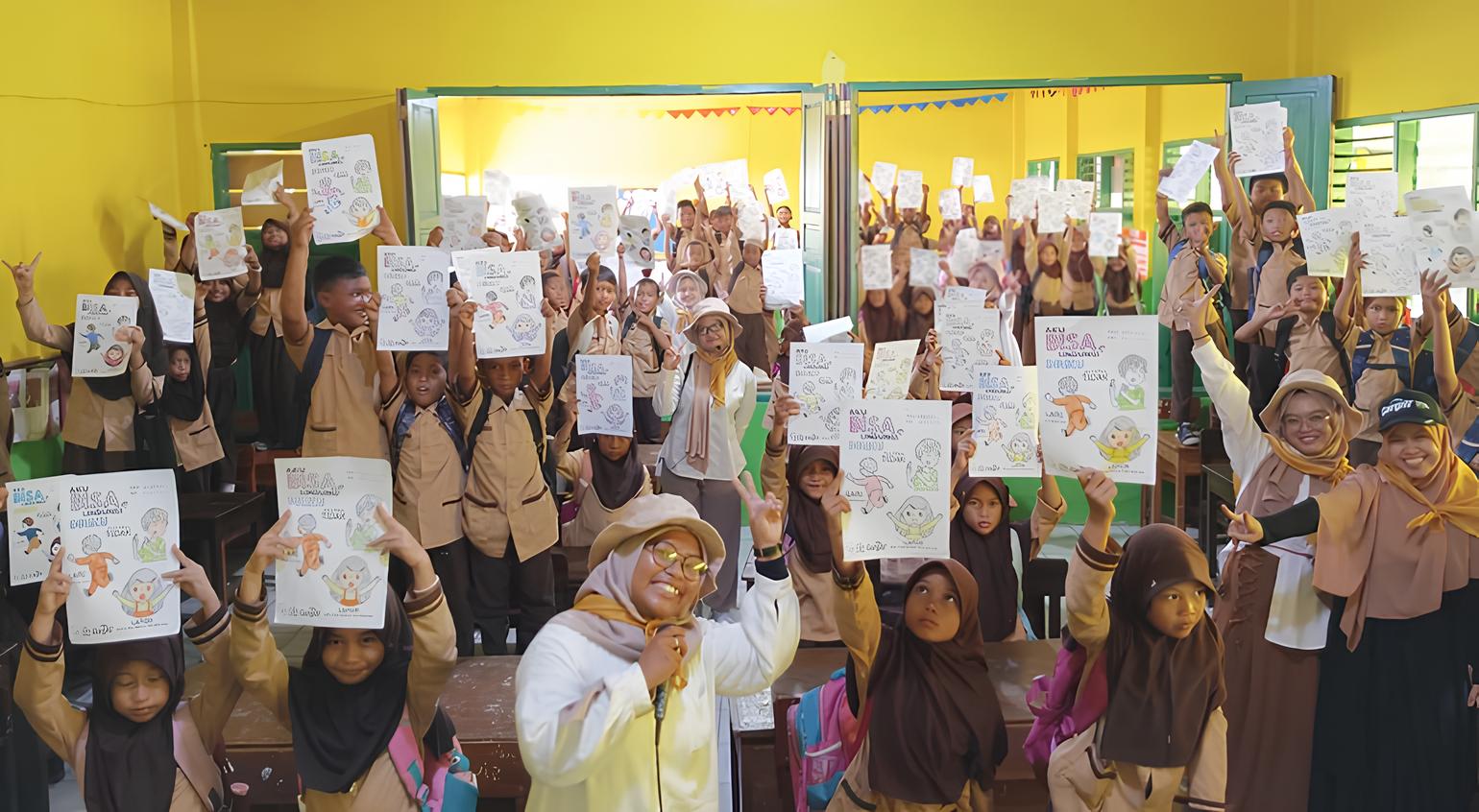 Komunitas Kakak Aman Berikan Edukasi Lewat GambarFoto: Website Kakakaman.id