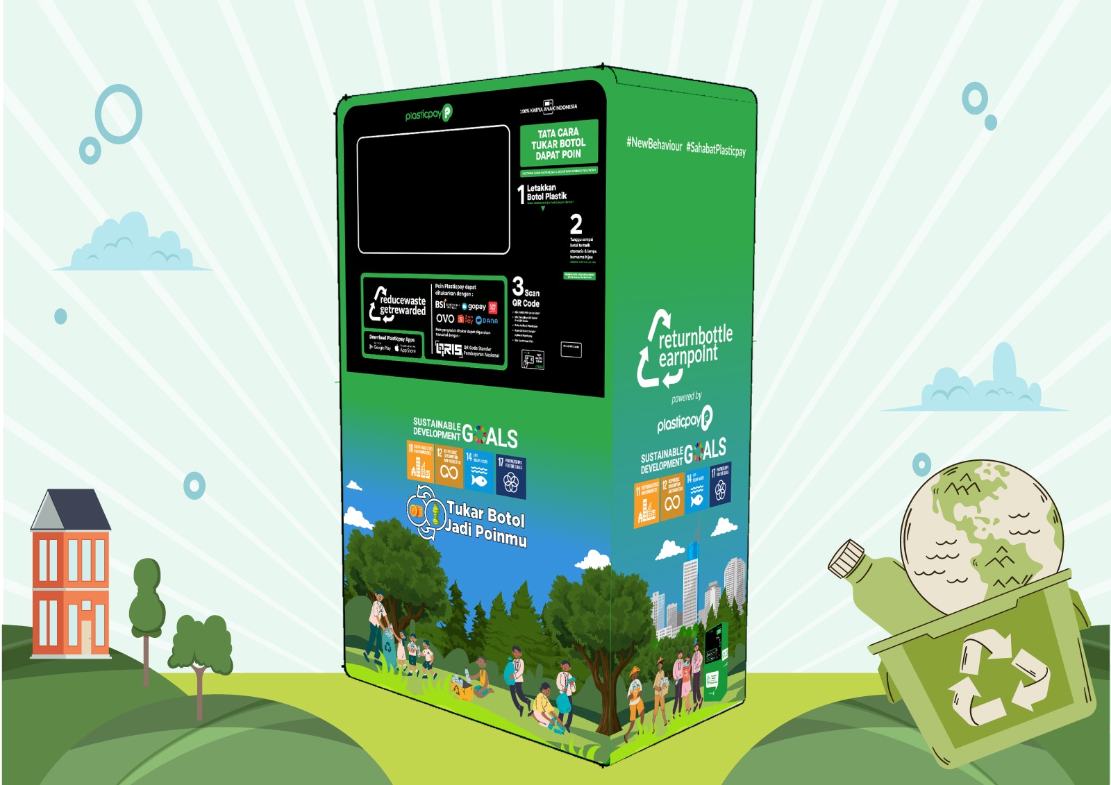 Reverse Vending Machine (RVM) | Plasticpay.com 
