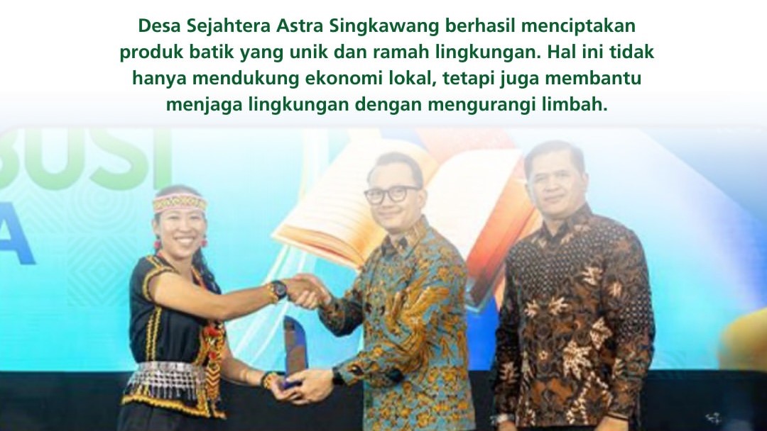 DSA Singkawang Raih Juara 2 Festival Astra Kategori Inovasi Kewirausahaan Berbasis Masyarakat | Sumber: Instagram/@batik_singkawang
