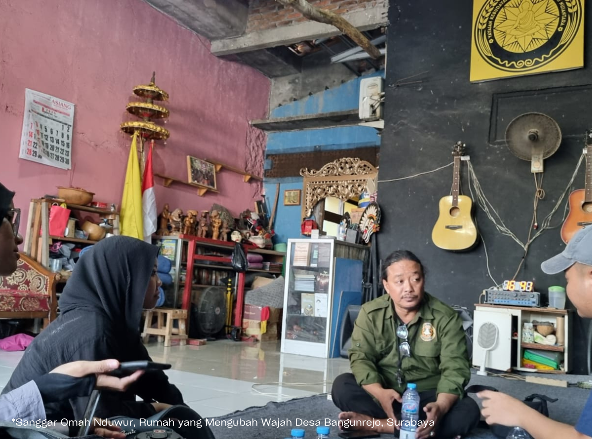 Sanggar Omah Nduwur, Rumah yang Mengubah Wajah Desa Bangunrejo, Surabaya