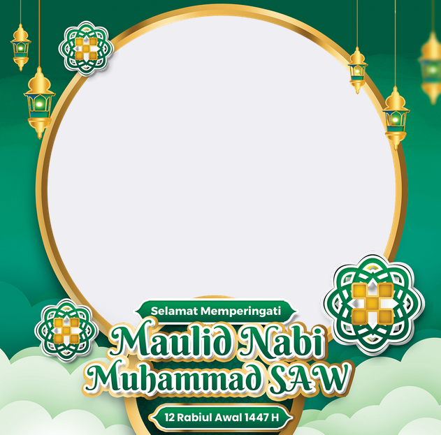 Twibbon Maulid Nabi 2025/1447 H