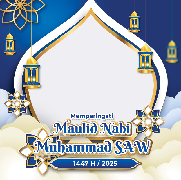 Twibbon Maulid Nabi Muhammad saw. 2025