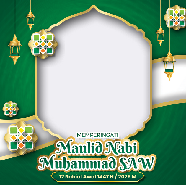 Twibbon Maulid Nabi Muhammad saw. 2025