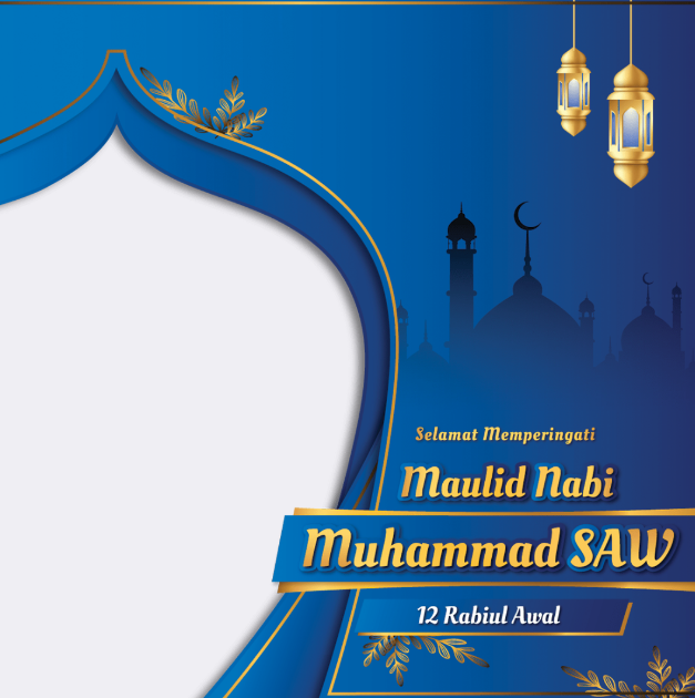 Twibbon Maulid Nabi Muhammad saw. 2025/1447 H