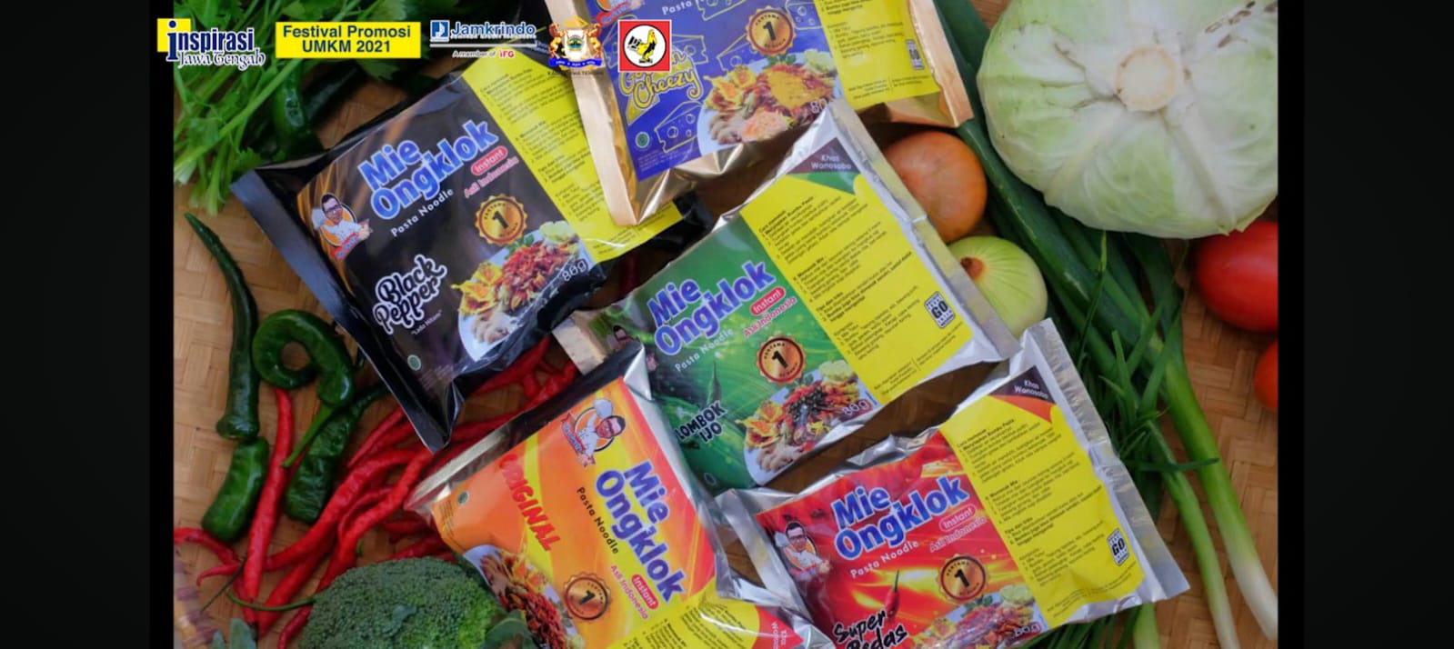 Varian produk Mie Ongklok Instan 