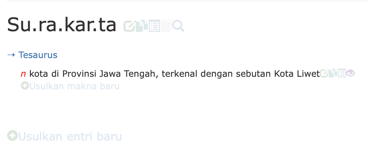Kamus Besar Bahasa Indonesia (KBBI)