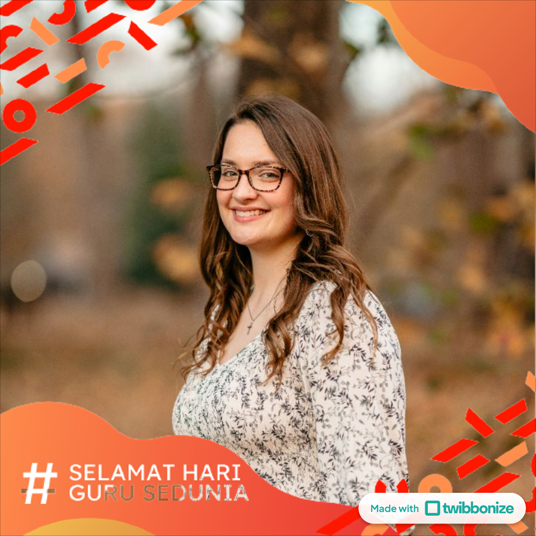 Twibbon Hari Guru Sedunia 2025 Minimalis Warna Cerah | Sumber: Twibbonize @Ana.Amin dan Unsplash.com @Coleman Glover