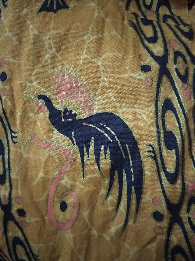 Contoh kain Batik Papua