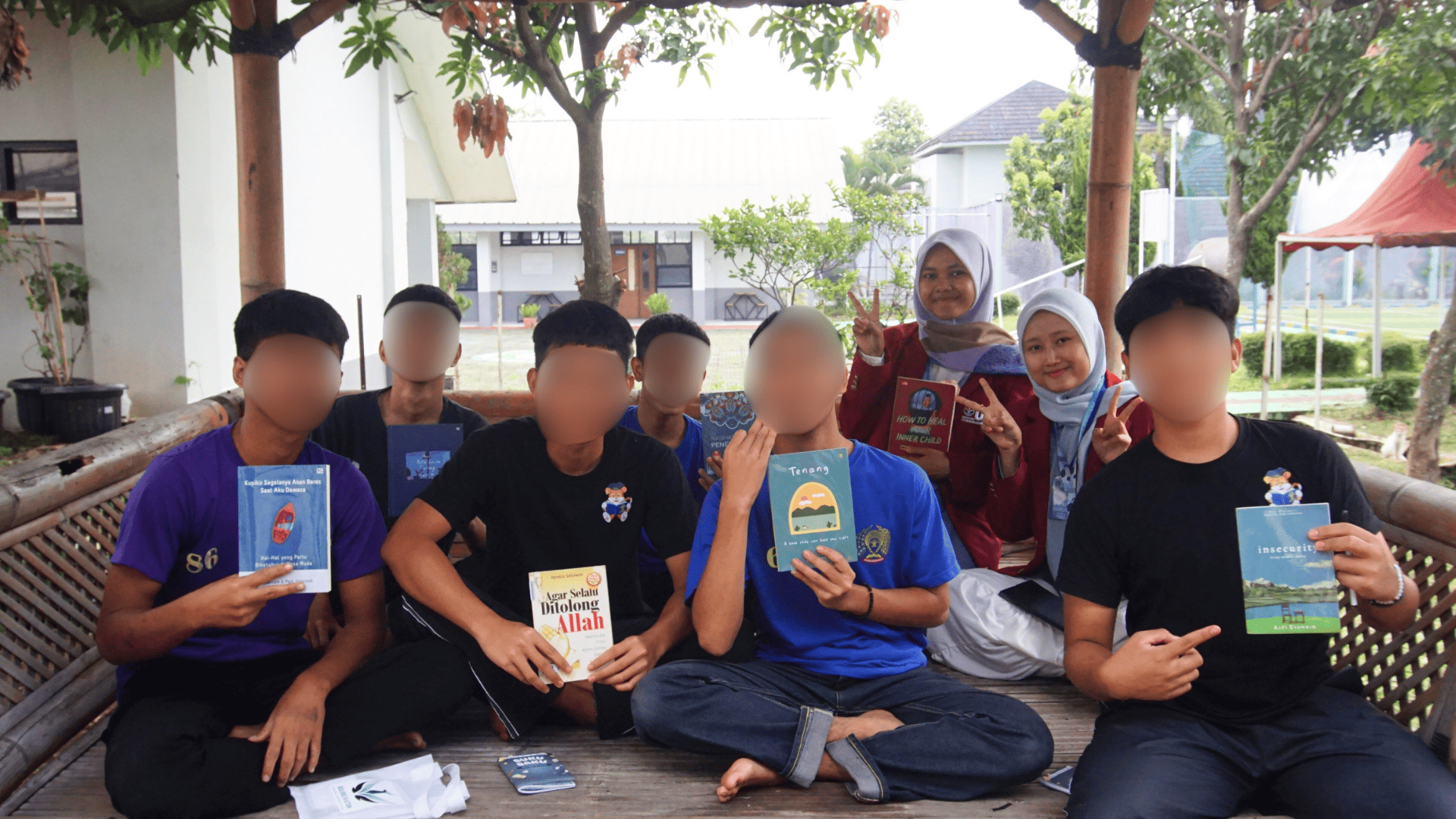 Foto pada kegiatan Islamic Literacy guna menumbuhkan minat baca dan kemampuan diskusi anak binaan.