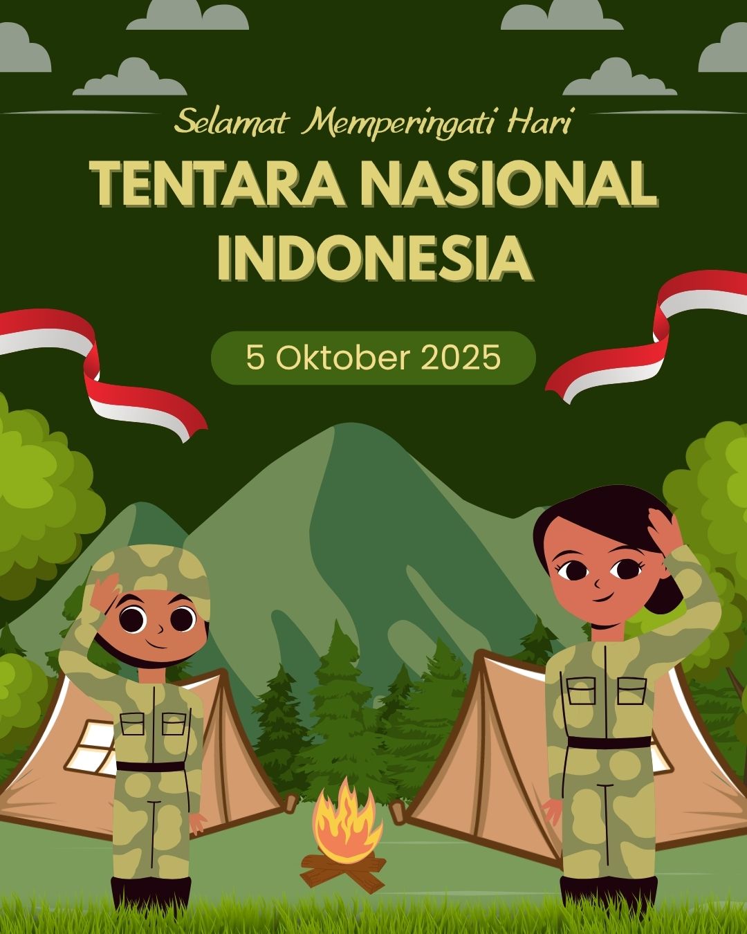 Poster HUT TNI