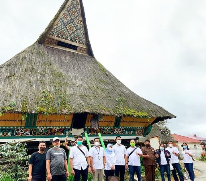 Rumah adat di Kampung Lingga Tanah Karo | Foto: Instagram/@kba.lingga