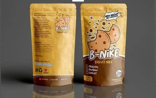 B-Nike kemasan pouch | Foto: Instagram/@biskuitnike