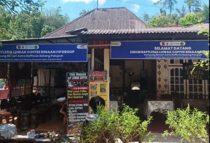 Rumah UMKM Kopi Luwak di KBA Raflesia Batang Palupuh | Foto: kba_rafflesia_batangpalupuh