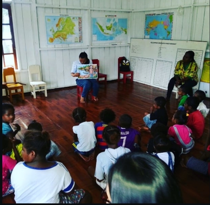 Pilar Pendidikan di KBA Enggros | Foto: Instagram/@kbaenggros