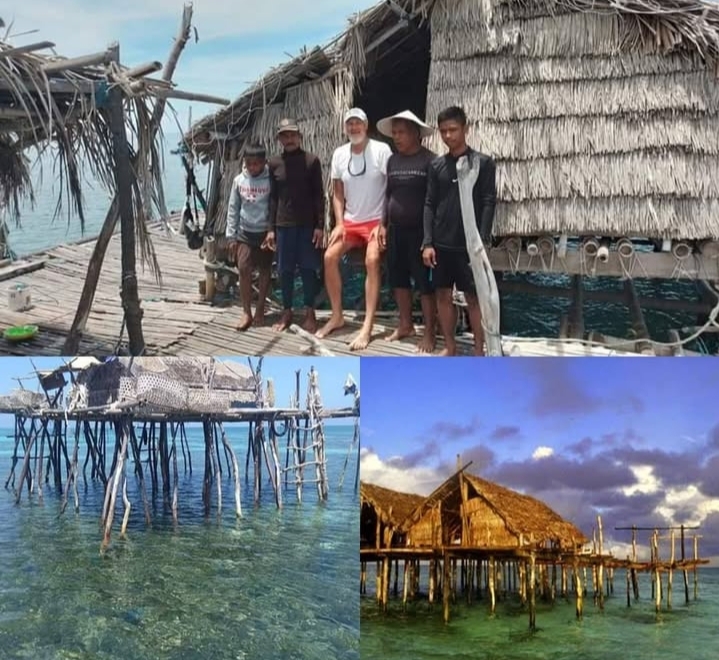 Wisata suku bajo Wakatobi | Foto: Instagram/@kba_wakatobi
