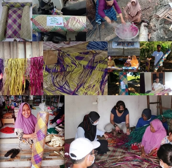 Ekraf Anyaman Bambu di KBA Lamolino Wakatobi | Foto: Instagram/@kba_wakatobi