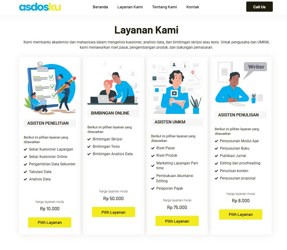 Layanan Asdosku | Foto: (Website | https://asdosku.com/).