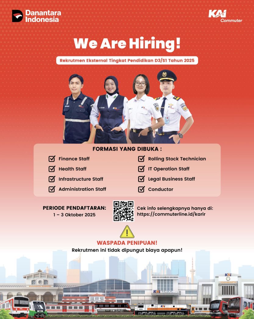 Rekrutmen PT. Kereta Commuter Indonesia