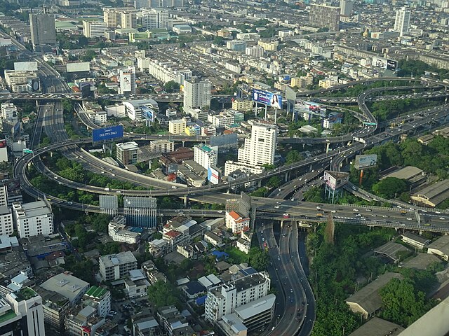 Simpang susun Makkasan di Bangkok Thailand yang memiliki hubungan dengan Makassar di Sulawesi Selatan | Wikimedia Commons
