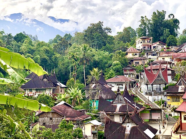 Perkampungan di Desa Wisata Pariangan | Foto: Wikimedia commons/adhmi