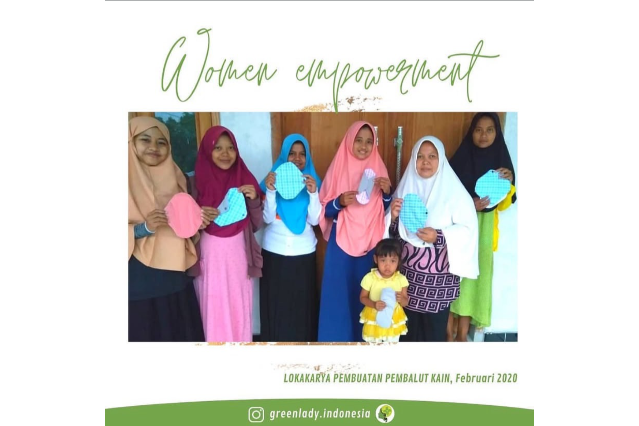 Lokakarya Pembuatan Pembalut Kain: Green Lady Indonesia