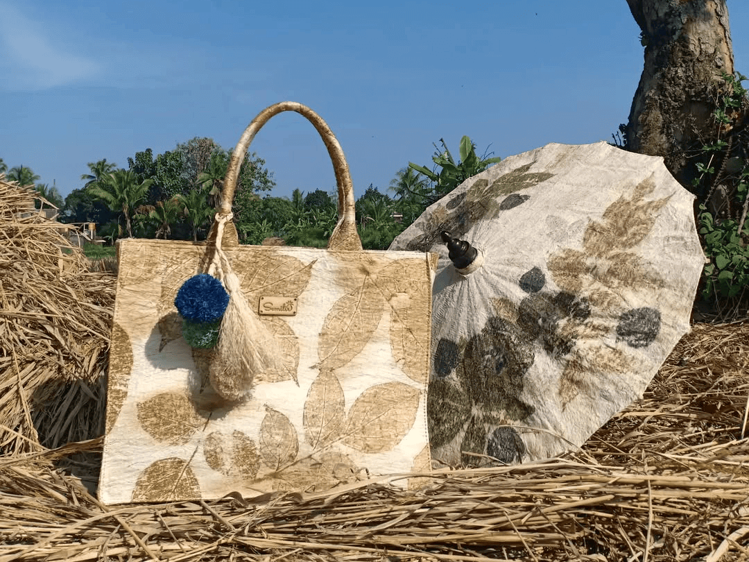 Produk Semilir Ecoprint, Tas dari Kulit Kayu Lantung Khas Bengkulu | Sumber: Instagram @semilir_ecoprint