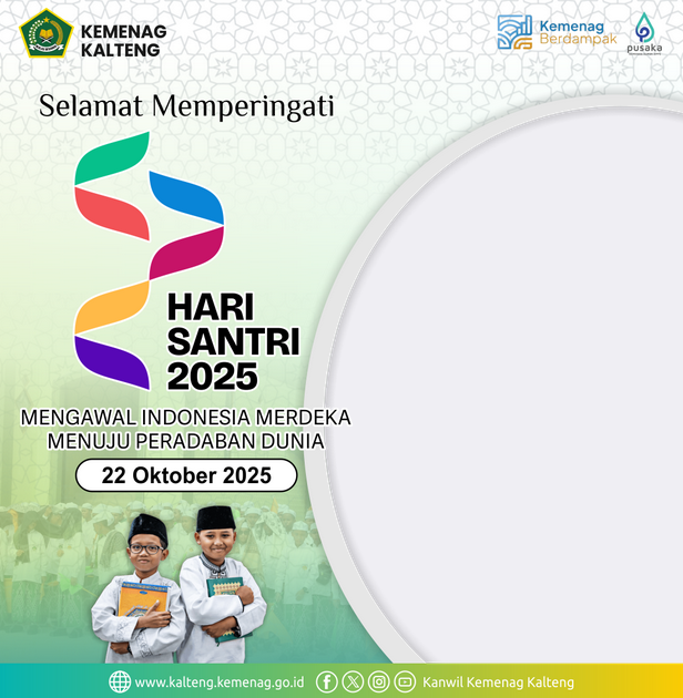 twibbon HSN 2025 Kemenag