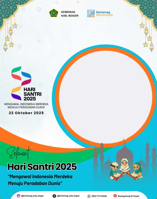twibbon HSN 2025 Kemenag