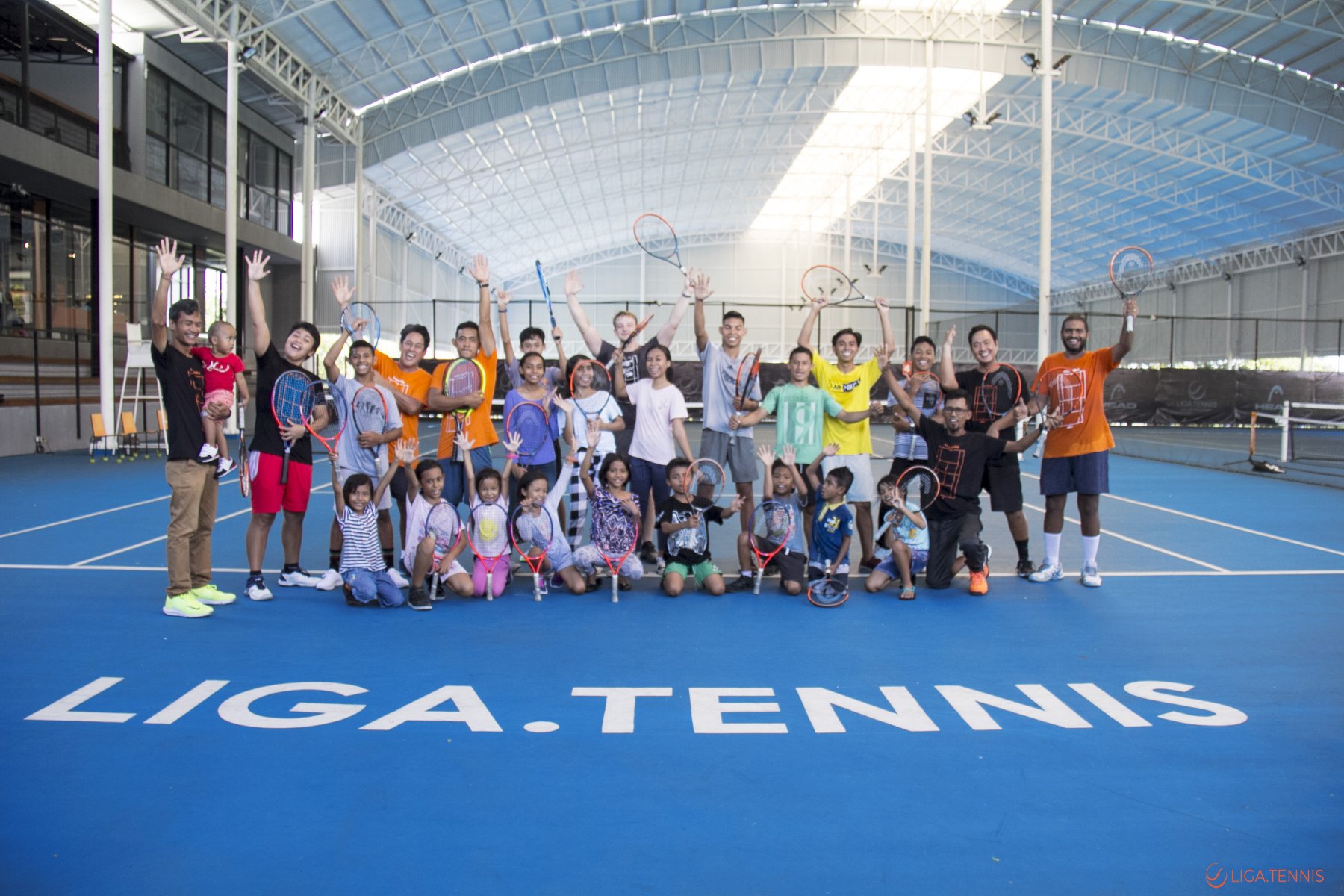 Kegiatan amal Liga.Tennis Foundation | Foto: liga.tennis